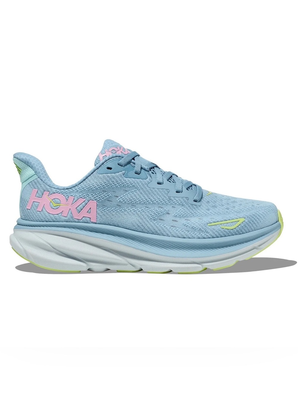 Hoka Light Blue Clifton 9 Sneakers